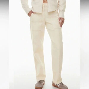 Aritzia Wilfred Free  modern utility pant gd birch color